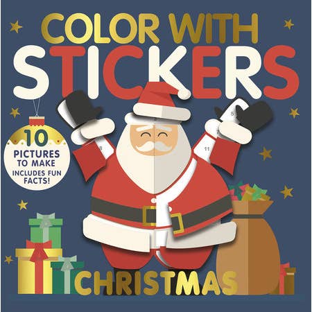 Penguin Random House LLC - Wholesale Coloring Book - Kids & Baby - Color with Stickers: Christmas