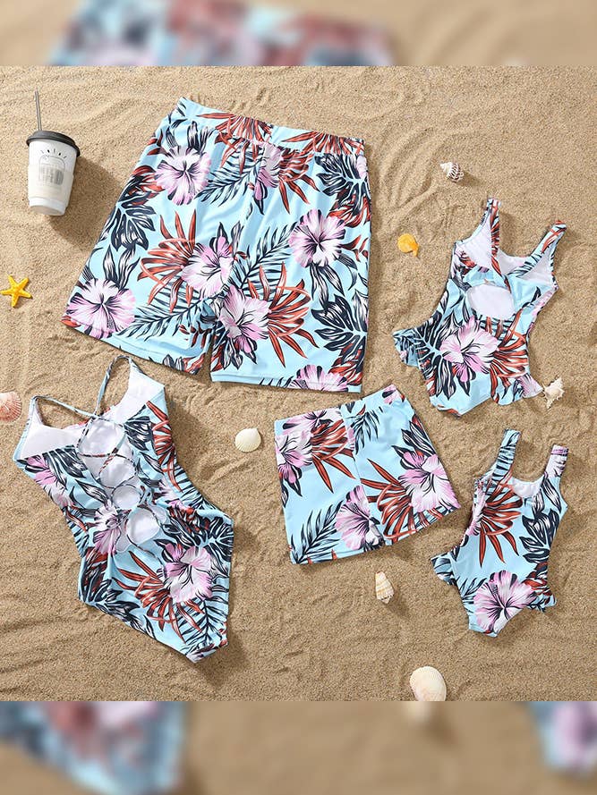 Conjunto de roupa de banho Summer Family Match ZK1238 por atacado de UNISHE