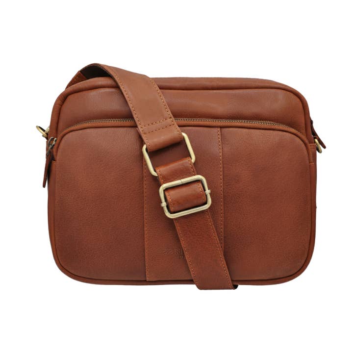 Zerimar Bolso Bandolera 100% Cuero Medidas: 20X26X9 para venta al por mayor de Zerimar 1942