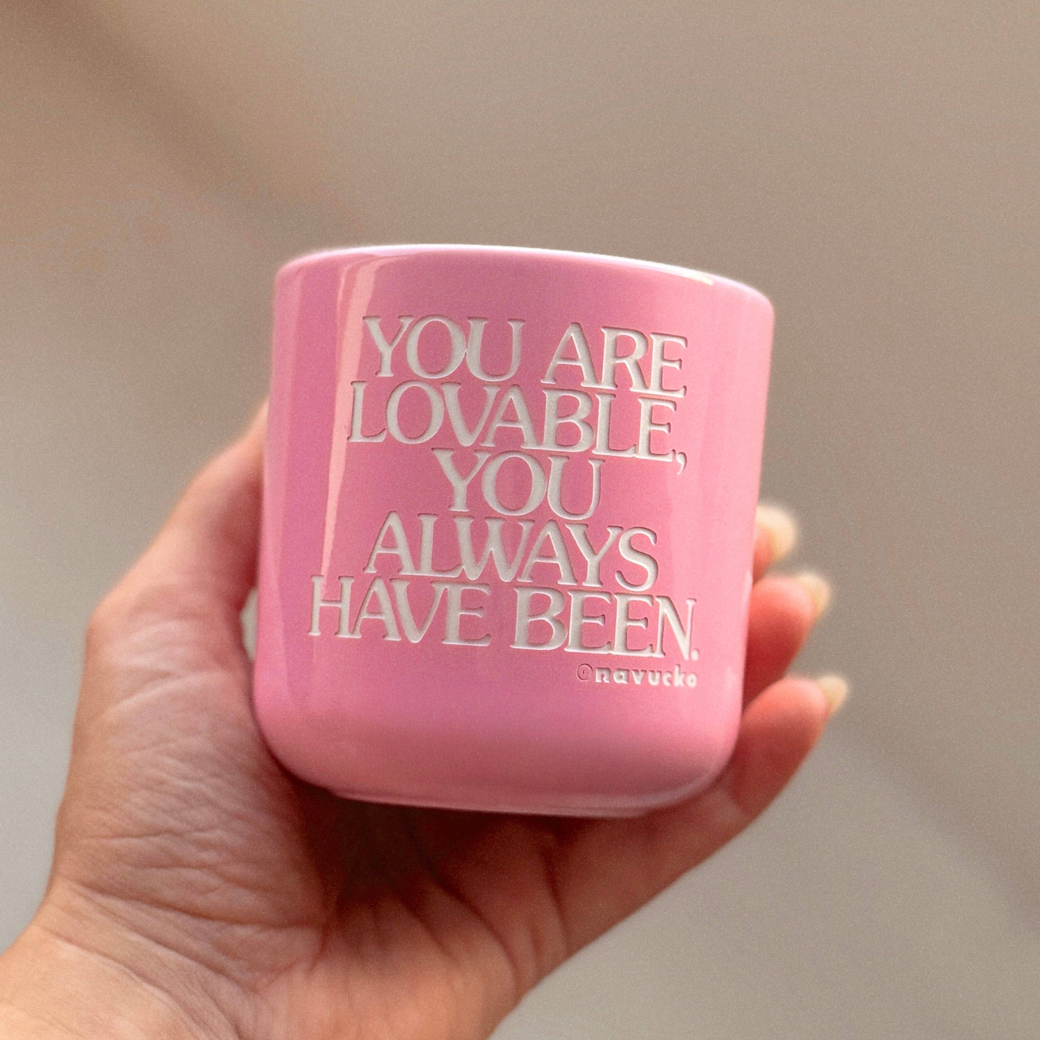 NAVUCKO - Vendita all'ingrosso Tazza - Tazza in porcellana YOU ARE LOVABLE - Edizione Limitata