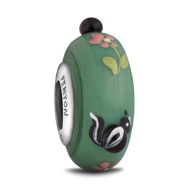 „Flower“ Whimsy Glasperle for engroshandel hos Fenton Glass Jewelry