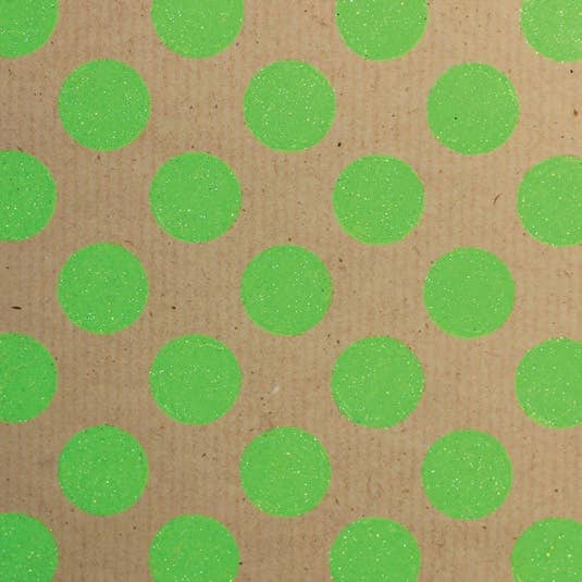 The Unique Paper Company – wholesale Wrapping paper roll – Luxury Glitter Roll wrap Neon Kraft (12 rolls)2