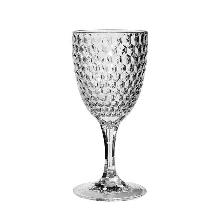 LeadingWare - Wholesale Wine glass - AC-1033 - 12 oz. Diamond Cut Wine Glass2