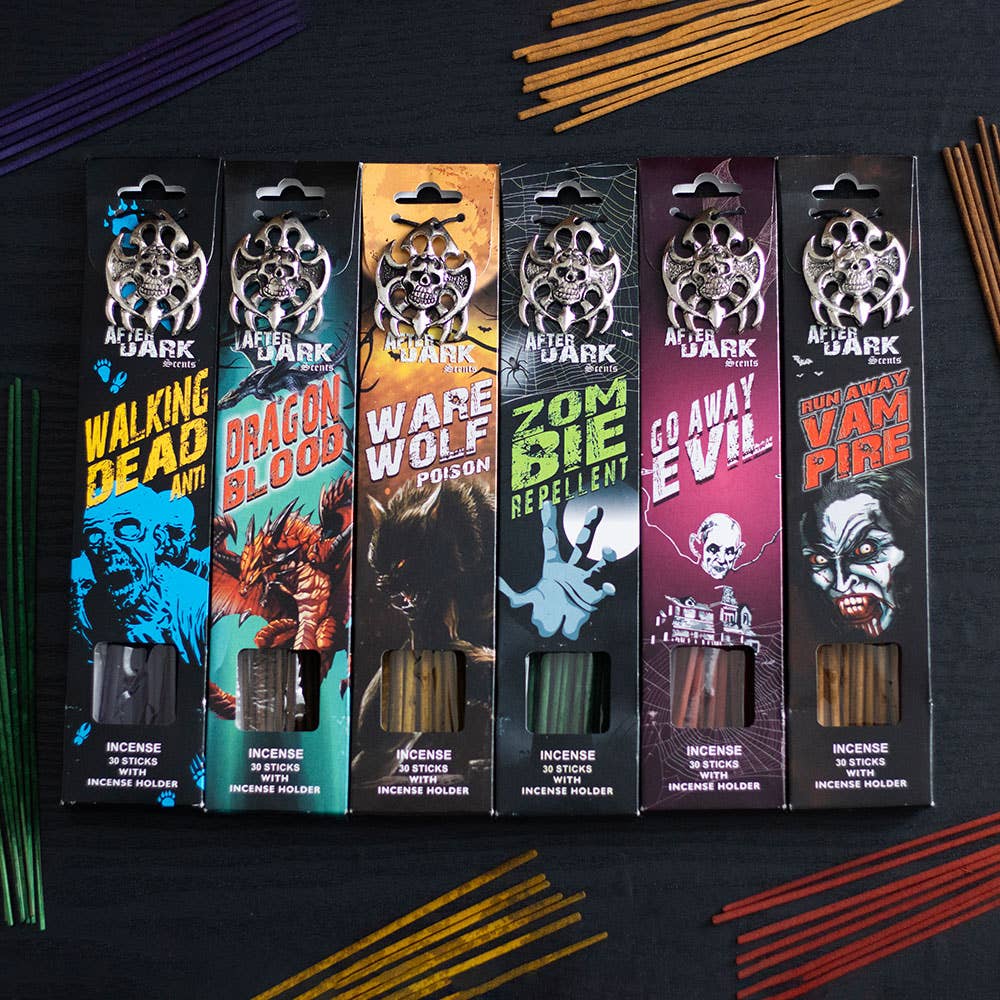 Something Different Wholesale - Wholesale Incense - Set of 72 After Dark Gothic Incense Stick Packs in Display1
