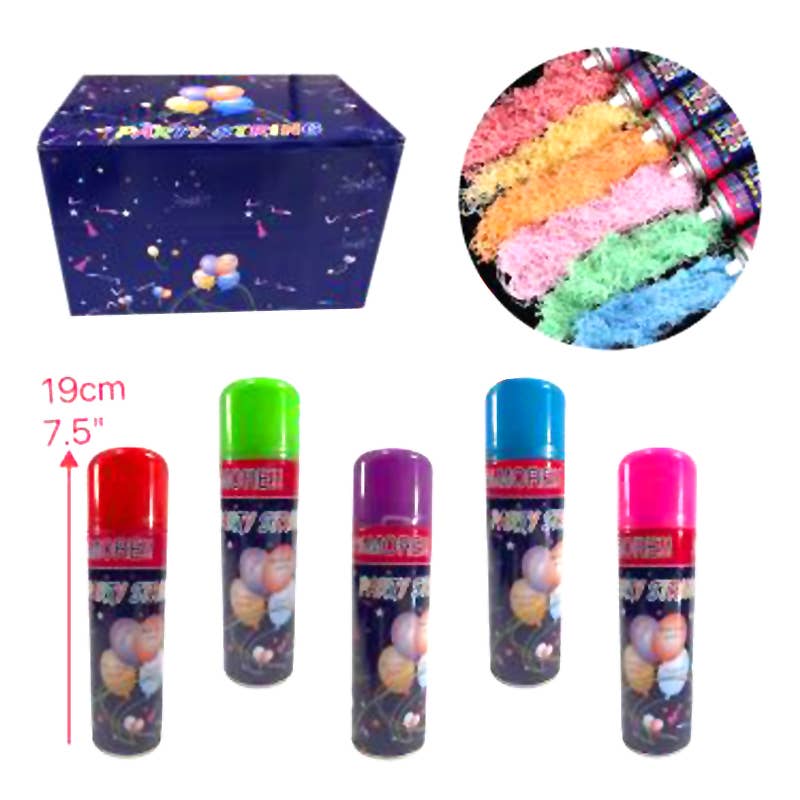 Deluxe Import Trading - Wholesale Party Popper - Party String Assorted Colors0