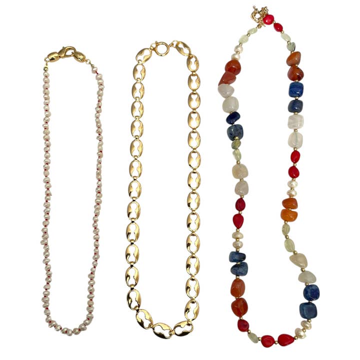 The Sage Vintage - Wholesale Jewelry Set - Beaded Necklace Bundle