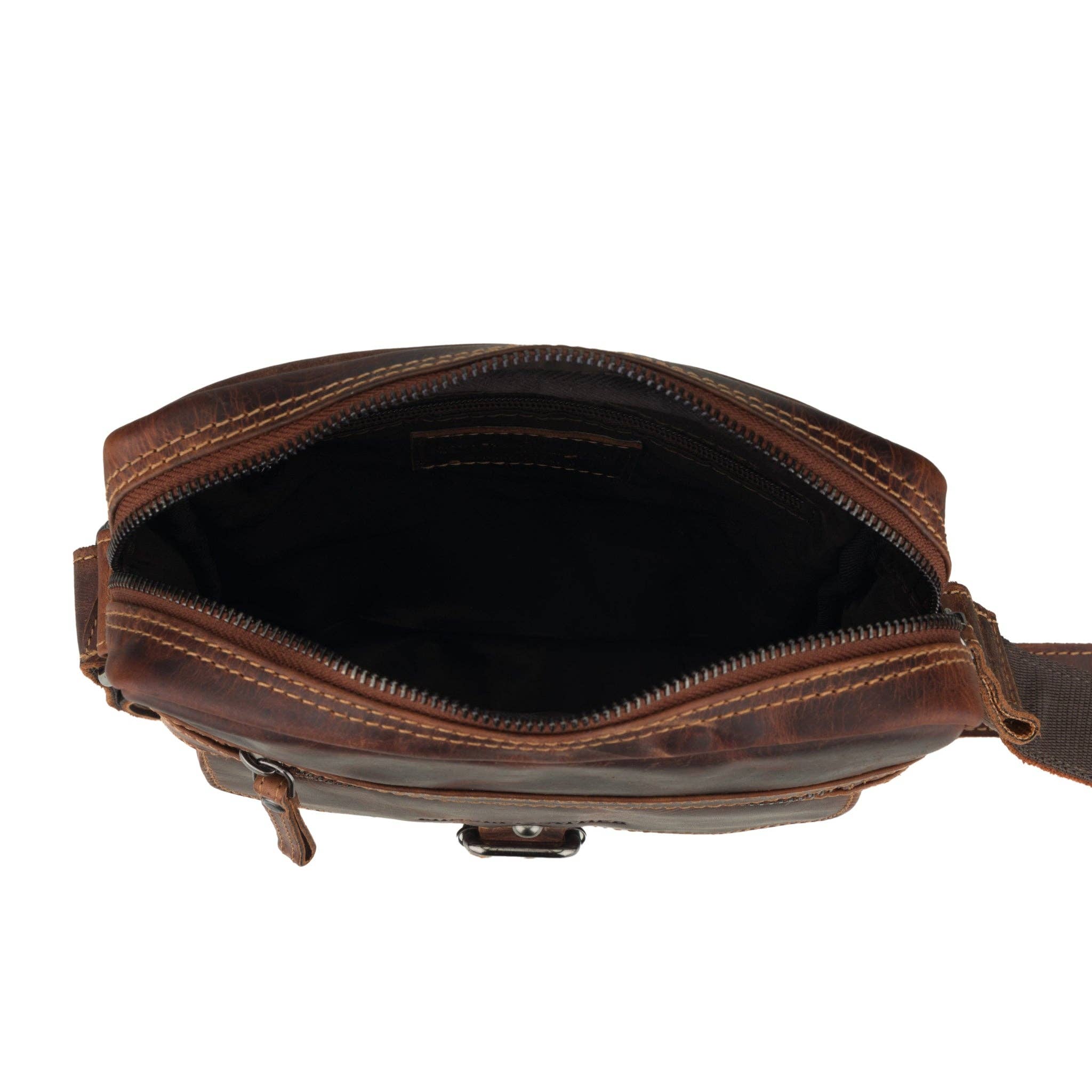 Minori Leather - Wholesale Messenger Bag - Unisex - Denver Leather Crossbody Bag – Unisex – Chestnut7