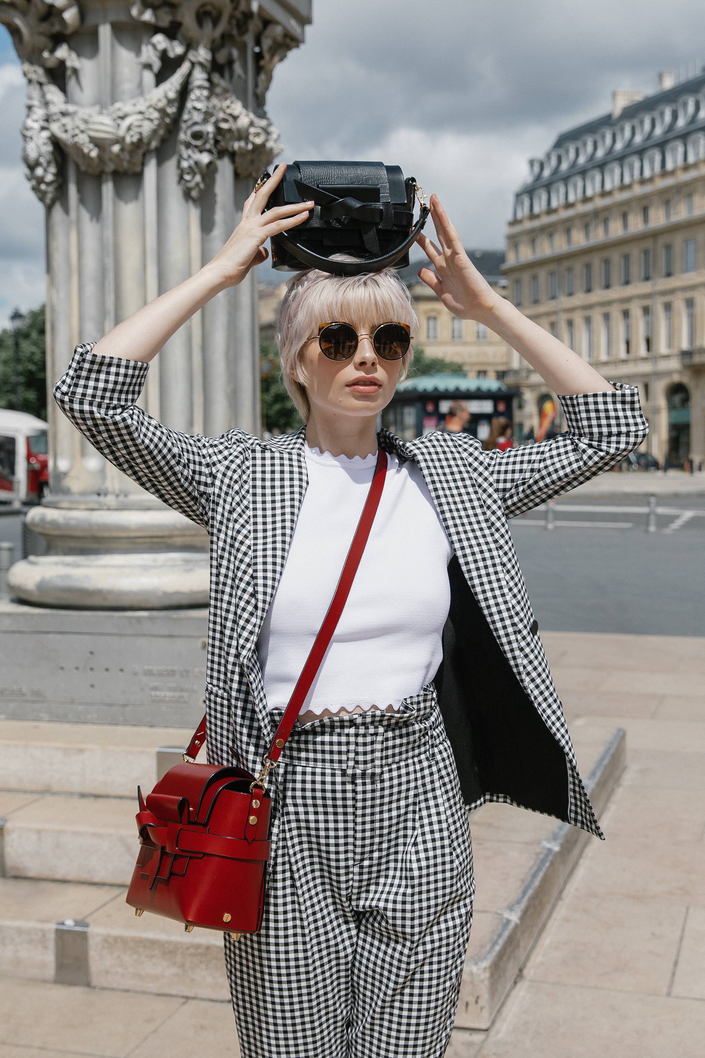 Chérietta.O - Vendita all'ingrosso Borsa con manico - Donna - Mina - Rosso7