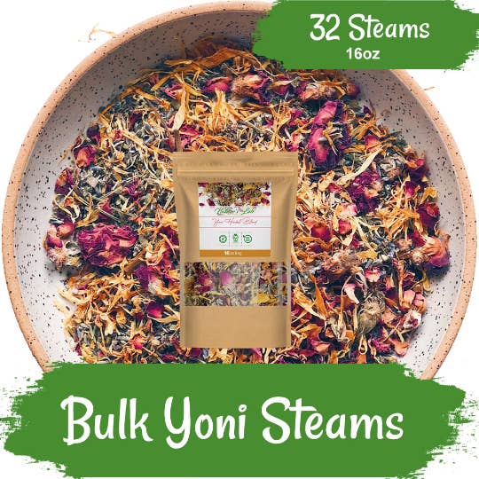 Nature's Lab - Natural Sisters – Großhandel Gesundheits-/Entgiftungstee – 12 Bio-Yoni-Kräutermischung — Yoni Steam — 16 Unzen (32 Dämpfe)
