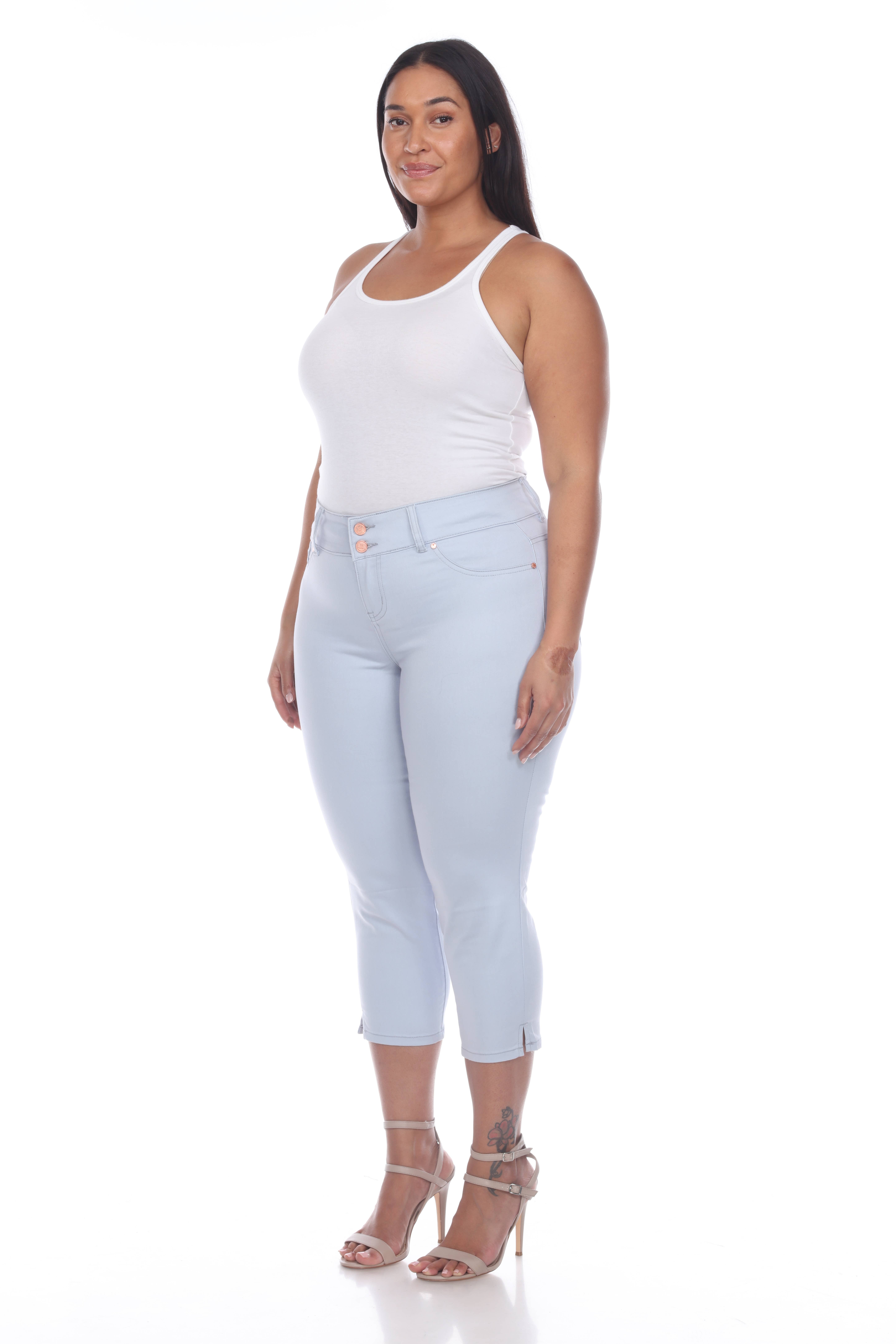 WHITE MARK - Wholesale Jeans - Women's - Plus Size Capri Jeans8