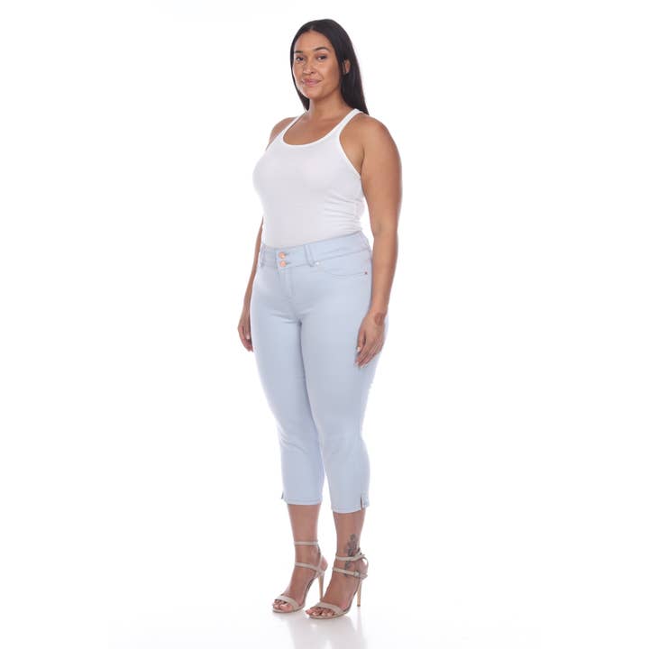 WHITE MARK - Wholesale Jeans - Women's - Plus Size Capri Jeans8