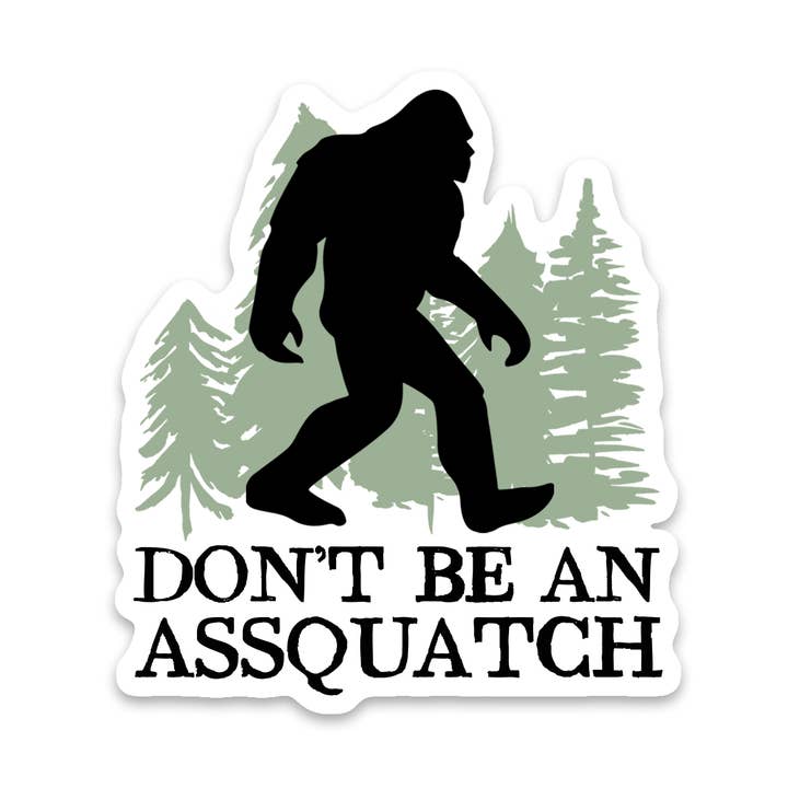 Assquatch for wholesale by Scenic Route Design Co.