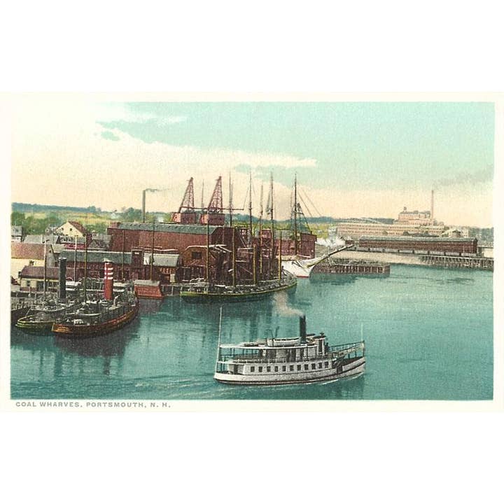 Found Image Press – Großhandel Postkarten – Postkarte NH-804 Kohlenkais, Portsmouth
