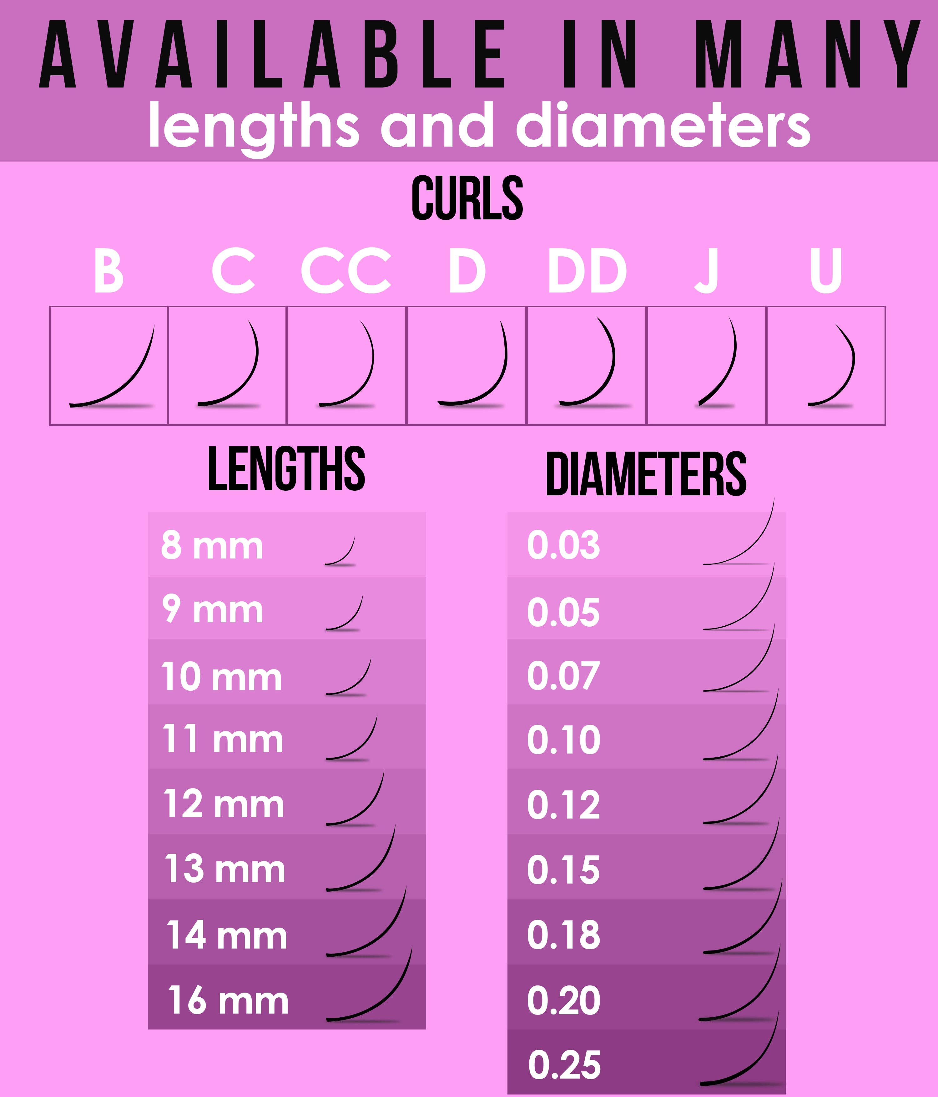 Stacy Lash - Wholesale False/Fake Eyelashes - 20 Rows - Mink Eyelash Extensions C Curl3