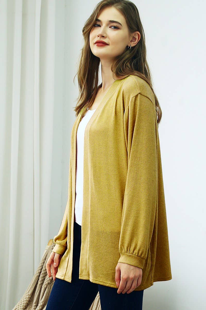 NINEXIS - Vente Cardigan – femme - CARDIGAN EN TRICOT DOUX ET CHAUD À COUPE AMPLE CWOCAL156-M_M_2