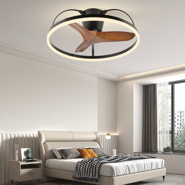 39F Inc. - Wholesale Ceiling Fan - 24in Solid Wood Ceiling Fan with Light & Remote8