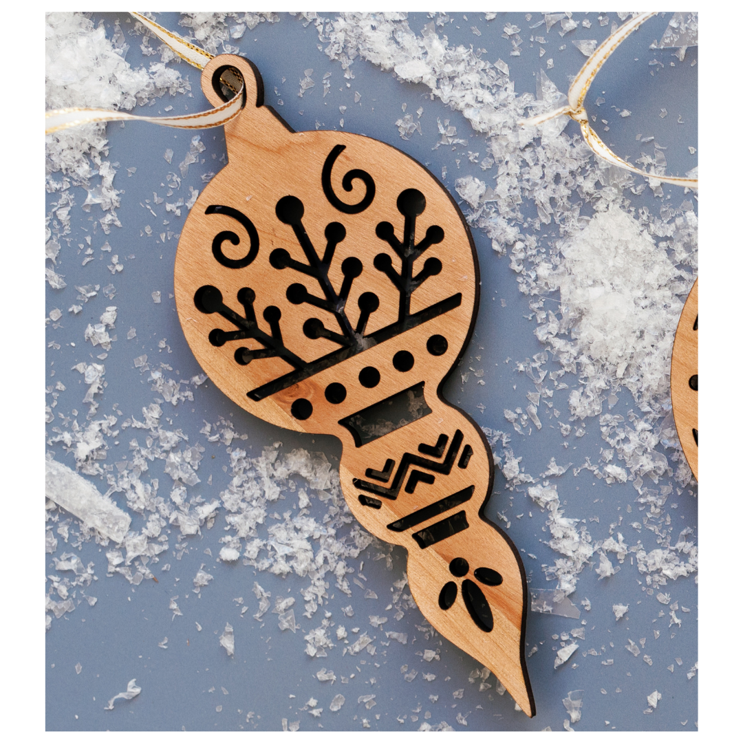 Reece Design Works - Wholesale Ornament - Wood Folk Christmas Ornaments0
