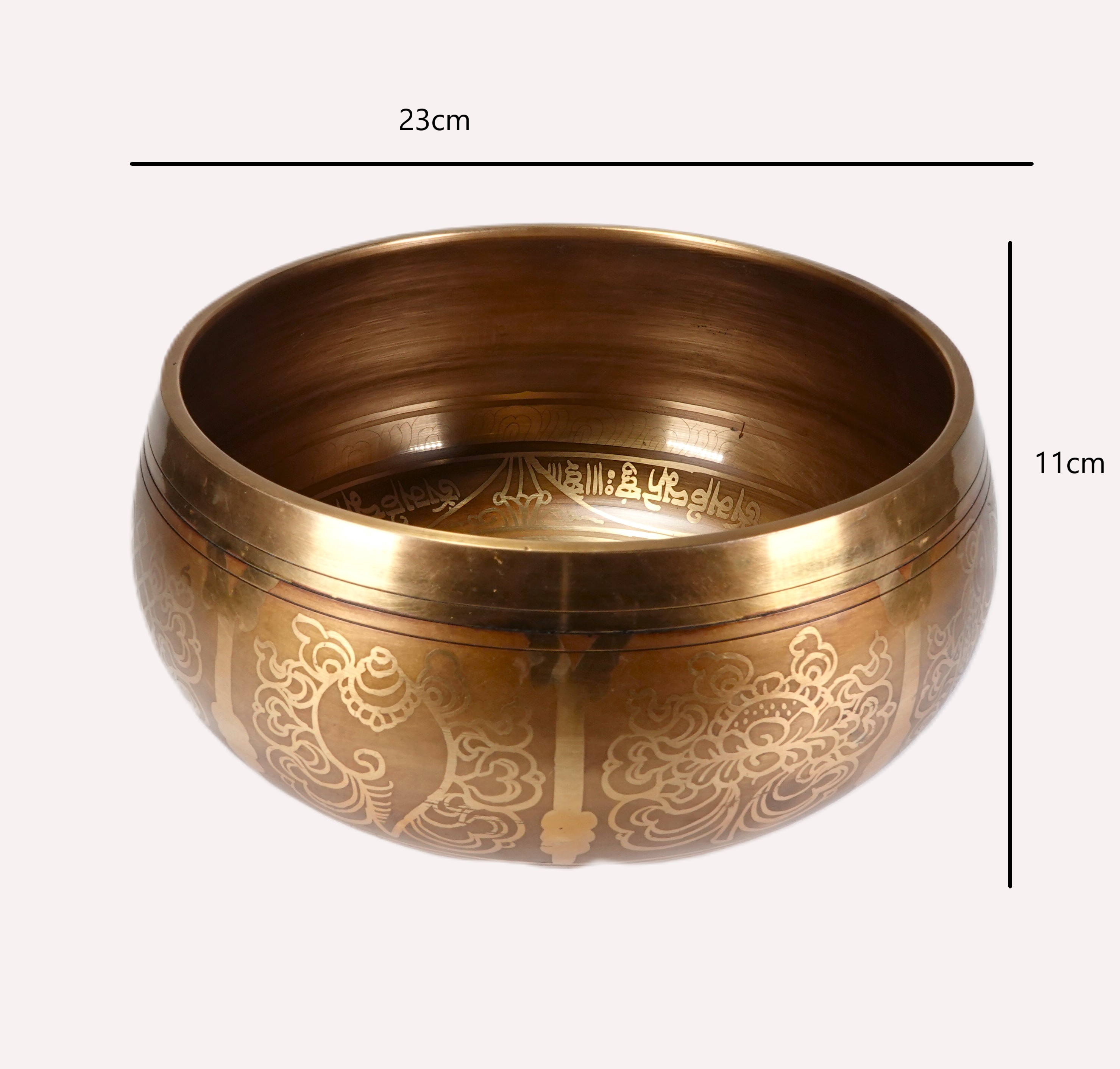 Tenzing Collections - Wholesale Meditation Supplies - large Tibetan singing bowl with amazing sounds18