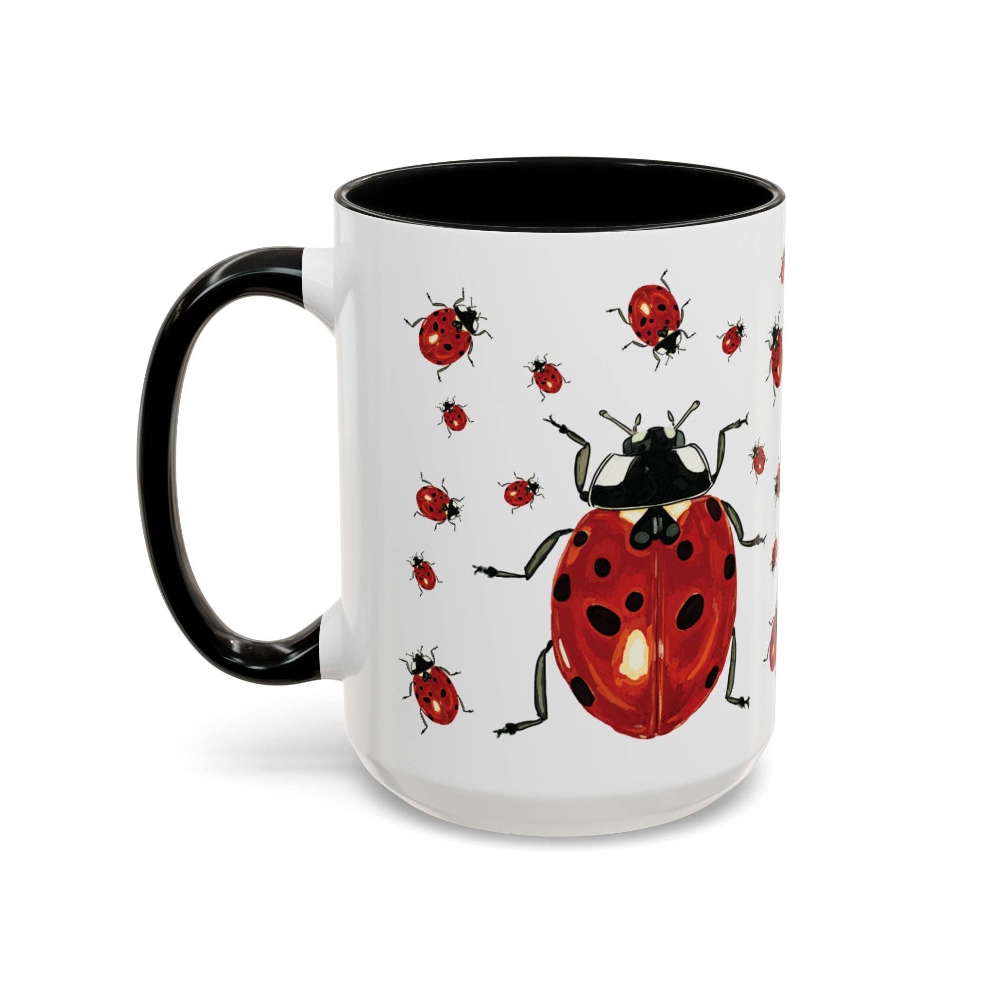 Blue Cava - Wholesale Coffee Mug - Ladybug Two Tone Ceramic Mug (11oz & 15oz)21