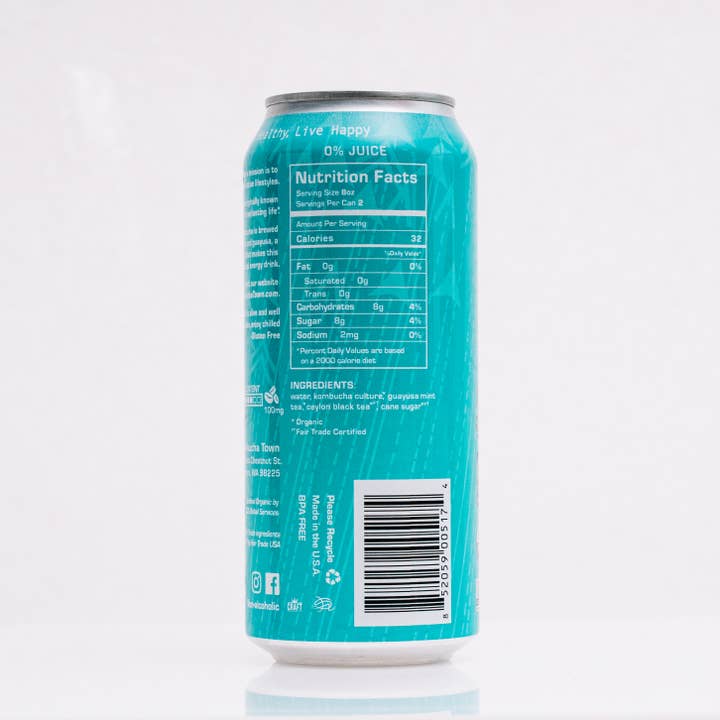 Kombucha Town - Wholesale Kombucha - Cool Mint - Kombucha