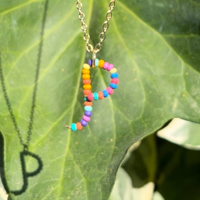 MorninGloria's - Wholesale Pendant/Charm Necklace - Beaded Initial Necklace15