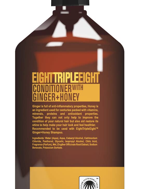 Ginger + Honey Conditioner 1L for wholesale by Eight Triple Eight