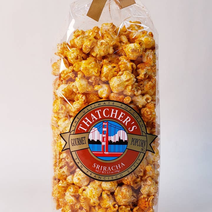Thatcher's Gourmet Popcorn - Wholesale Popcorn - 3.5 oz Sriracha Popcorn
