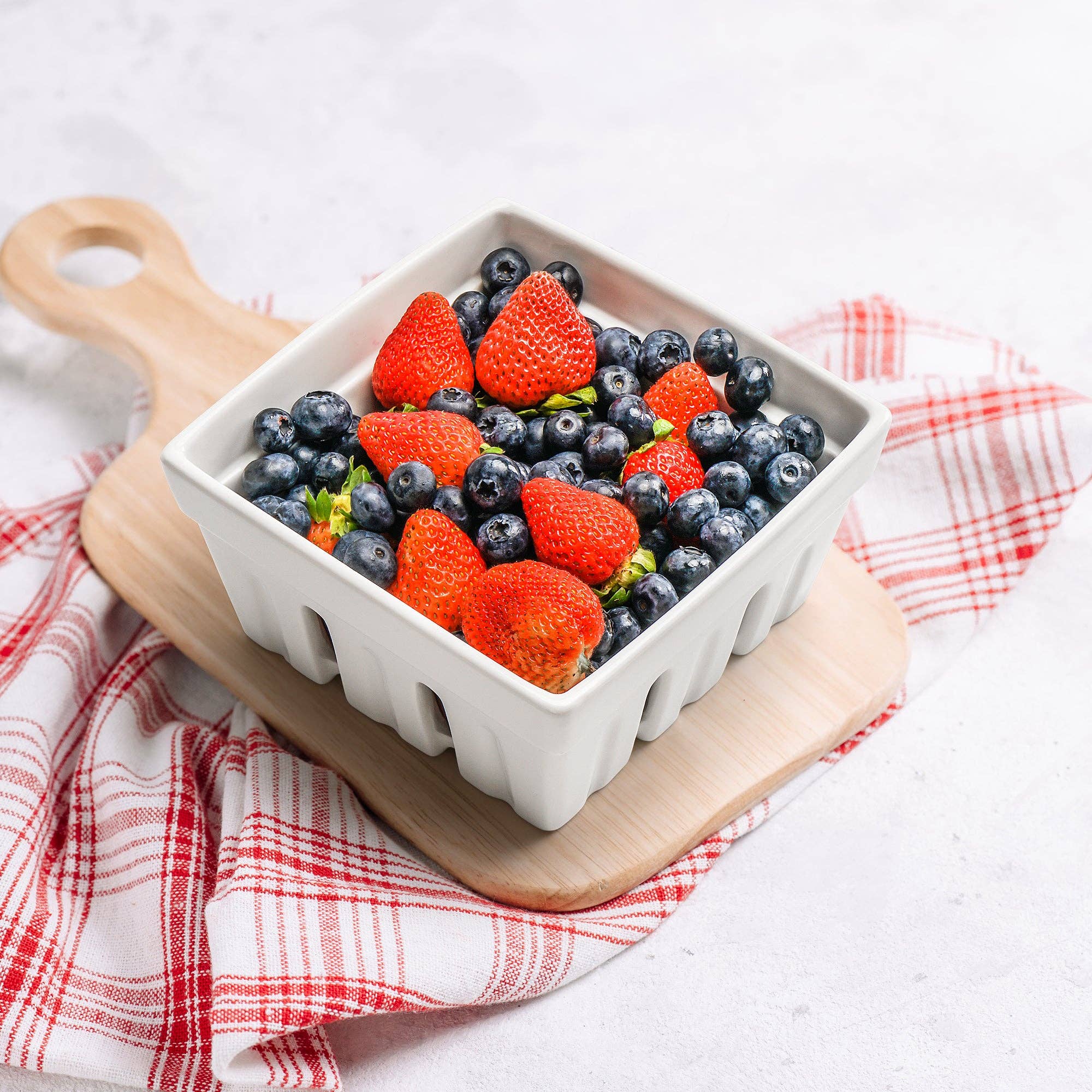 MIAMIO – Großhandel Früchtekorb – Keramik Beerenkorb 2er Set7