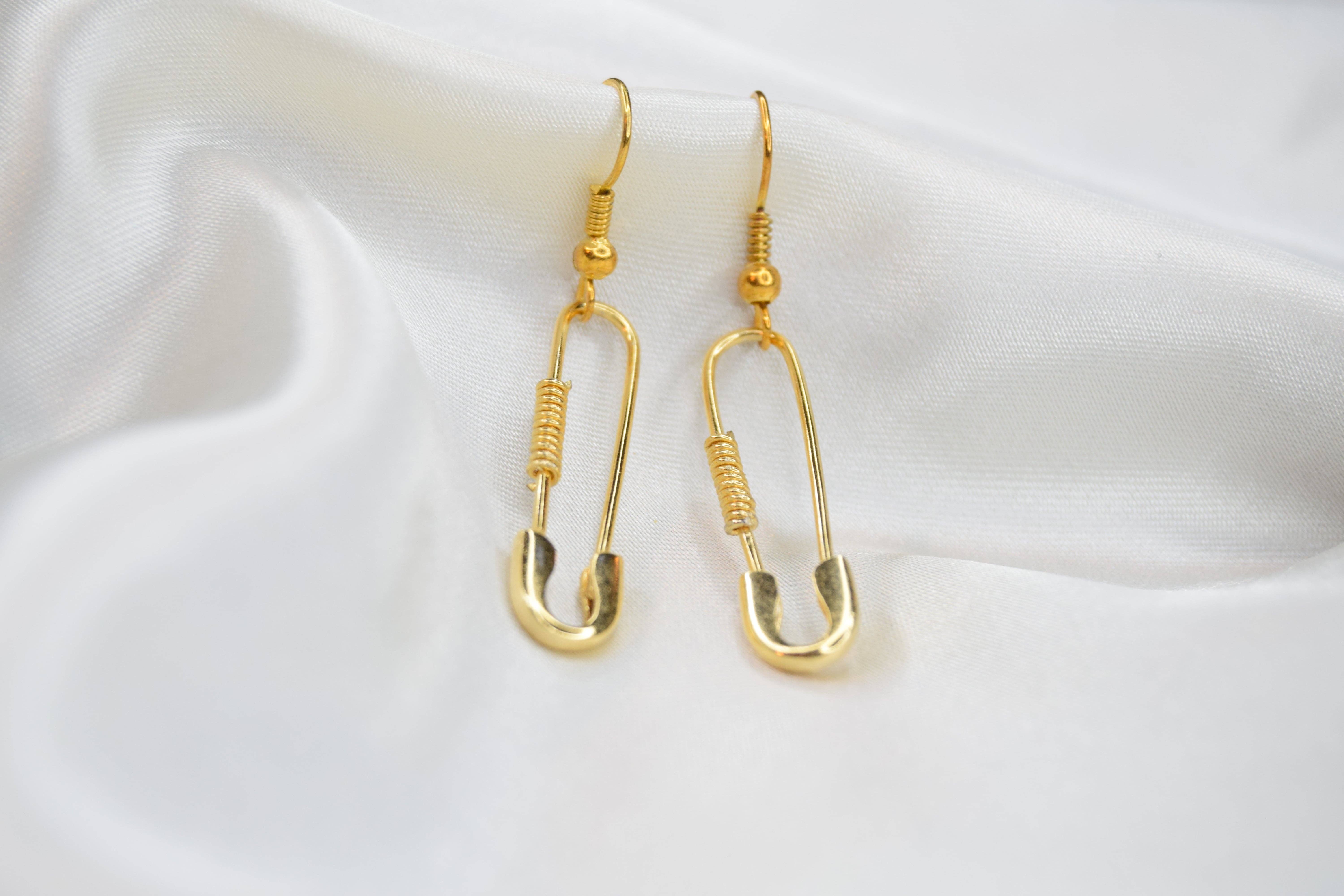 Fox and Bunny Rise - Vente Boucles d'oreilles pendantes - Boucles d'oreilles de sécurité