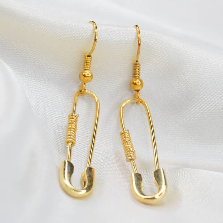 Fox and Bunny Rise - Vente Boucles d'oreilles pendantes - Boucles d'oreilles de sécurité0