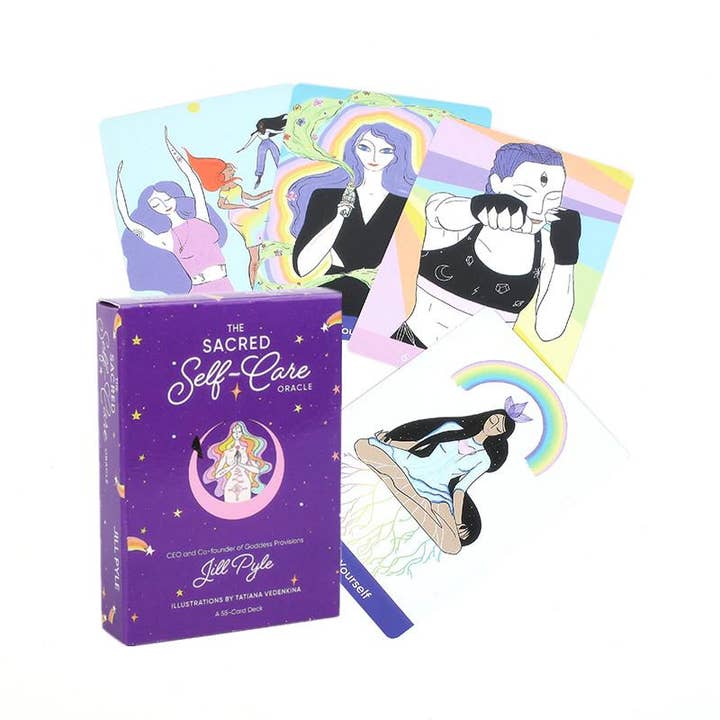 Microcosm Publishing & Distribution - Wholesale Tarot/Oracle Card - Sacred Self-Care Oracle: A 55-Card Deck and Guidebook2