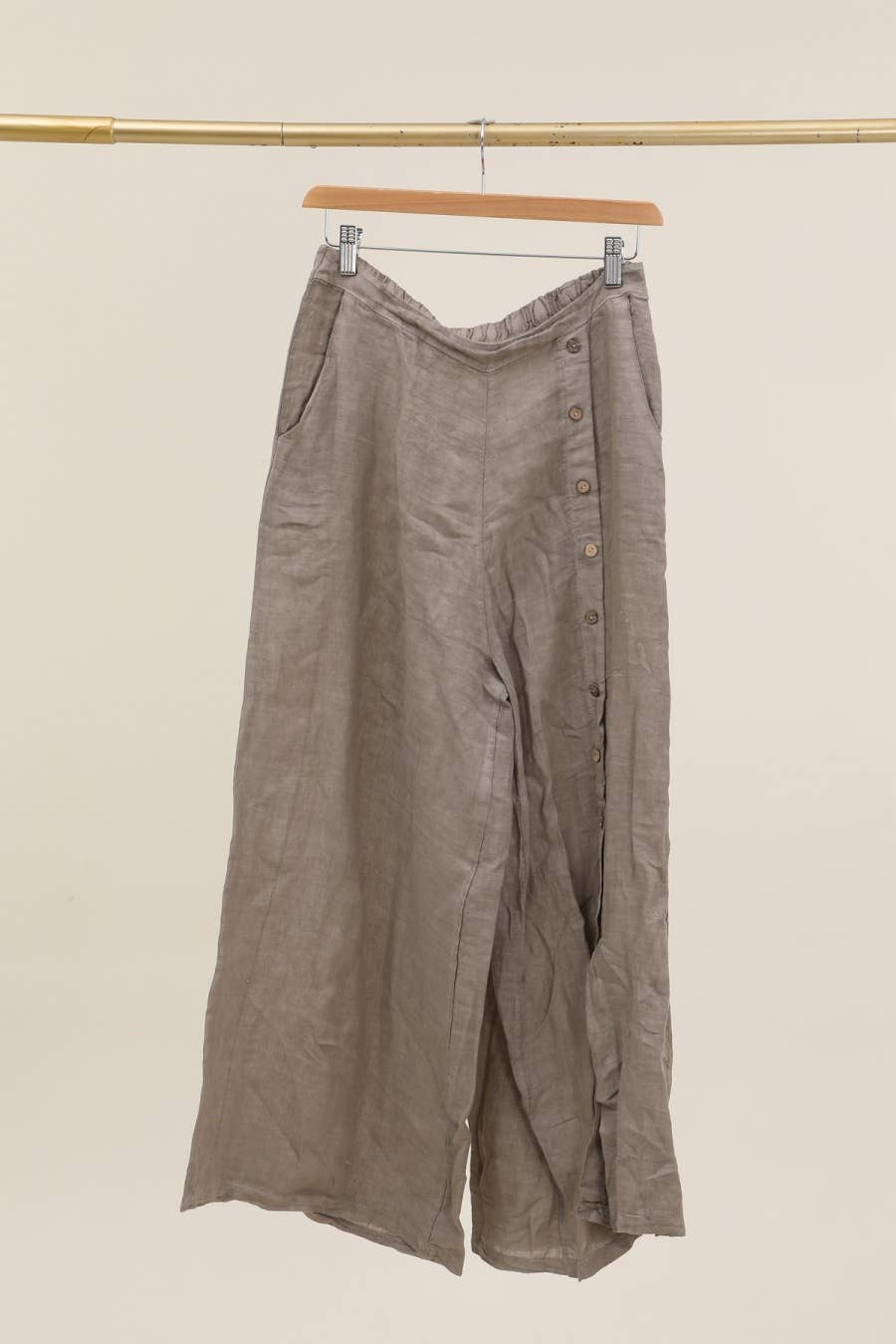 la maison des fibres naturelles – Engroshandel Bukser - Dame – Knapbukser med lige ben 9320 100%LIN28