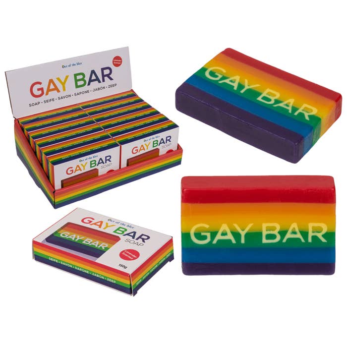 Out of the blue KG - Wholesale Soap Dispenser - Soap, Gay Bar ca. 150 g, in gift box,