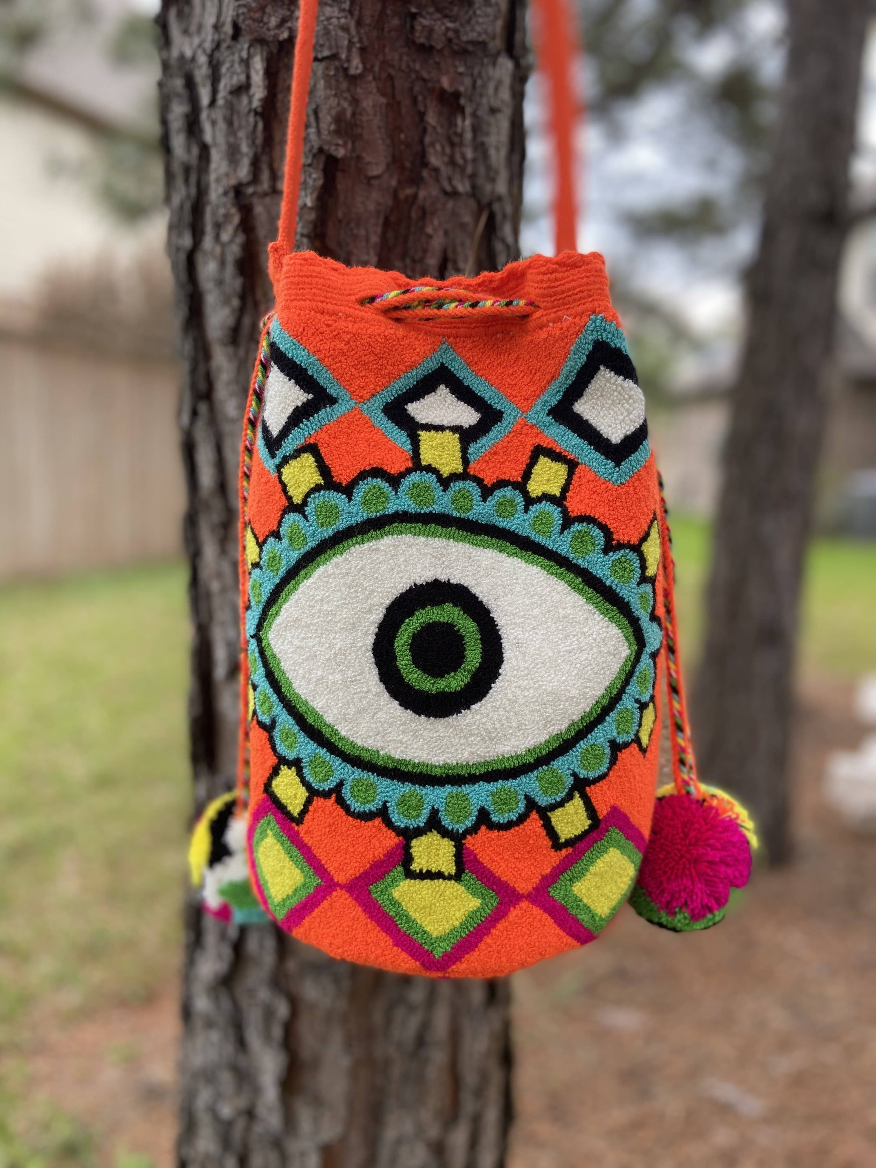 Colorful 4U - Wholesale Crossbody Bag - Women's - Evil Eye Bohemian Bag | Boho Bag for summer3