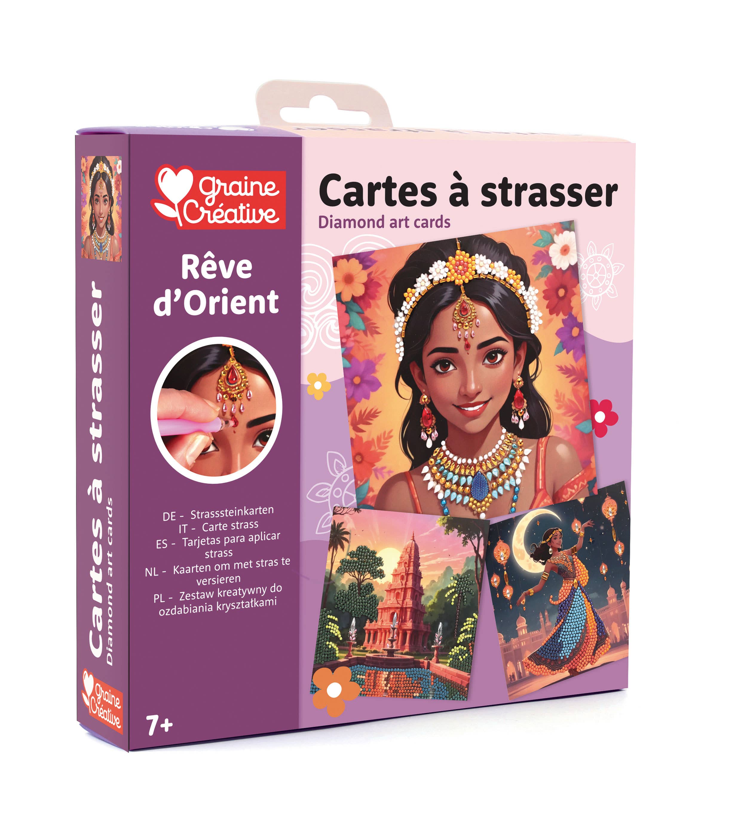Graine Créative - Wholesale DIY Craft Kit - Kids - CARD TO BE EMBELLISHED DREAM OF THE ORIENT8