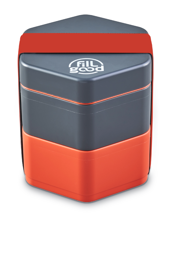 Squiz & Fillgood - Vente Sac/boîte repas - Grande Boite à déjeuner 'Bento' - Fillgood - Made in France1