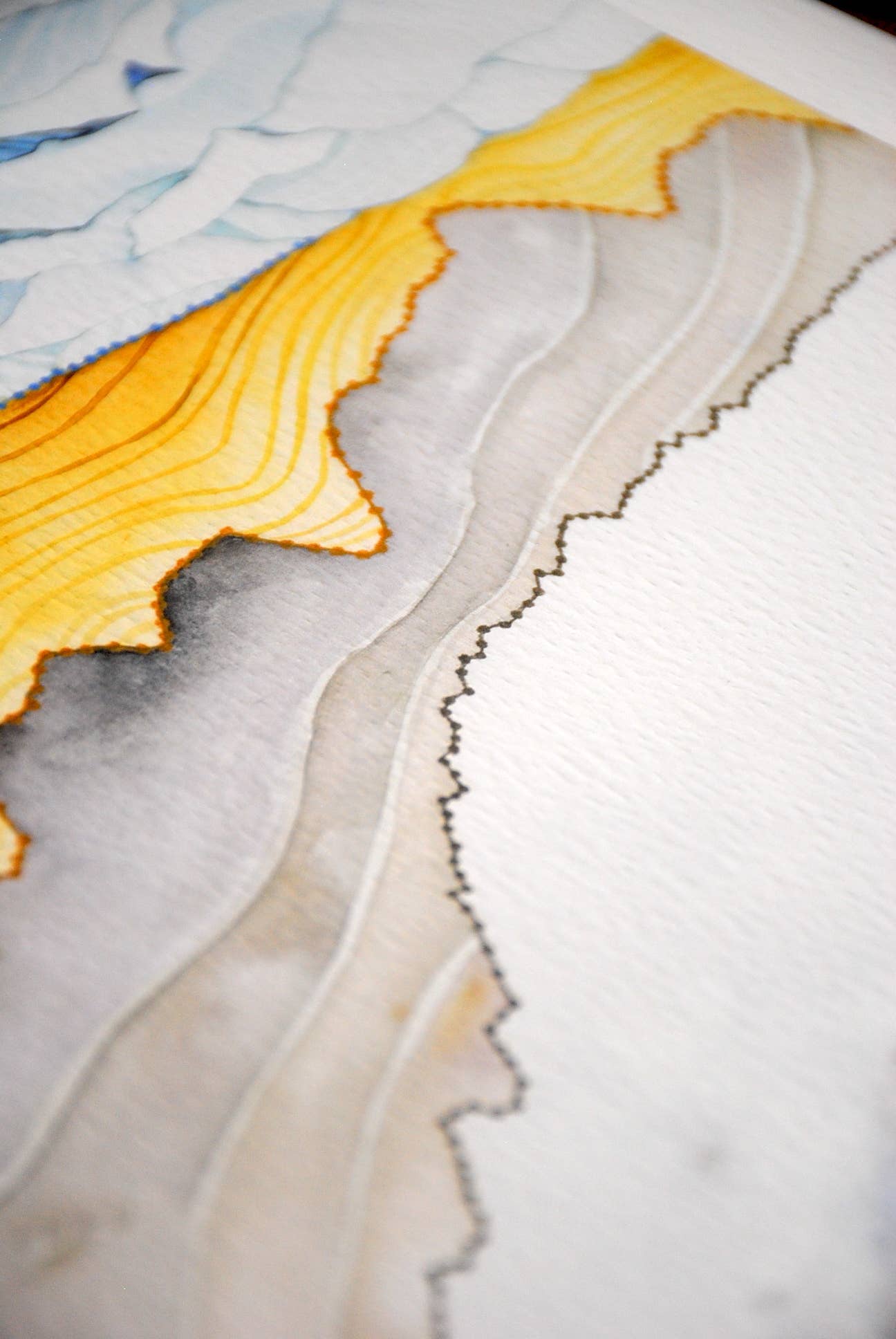 Jill Pelto Art - Wholesale Art Print - Climate Data Art Print from Time Cover4