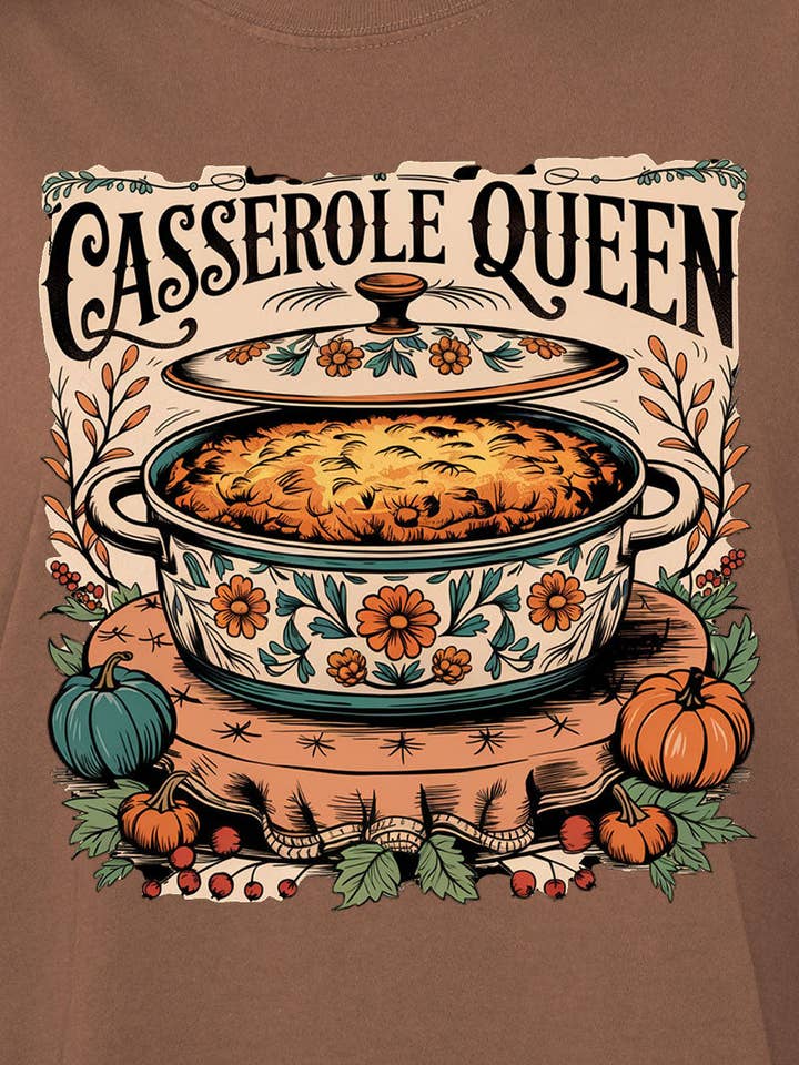 Casserole Queen Ready To Press DTF Transfer for wholesale by Wholesale Accessory Market