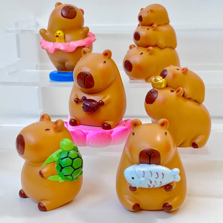 BCmini - Wholesale Decorative Figurine - 71030 Capybara Life Blind Box-610