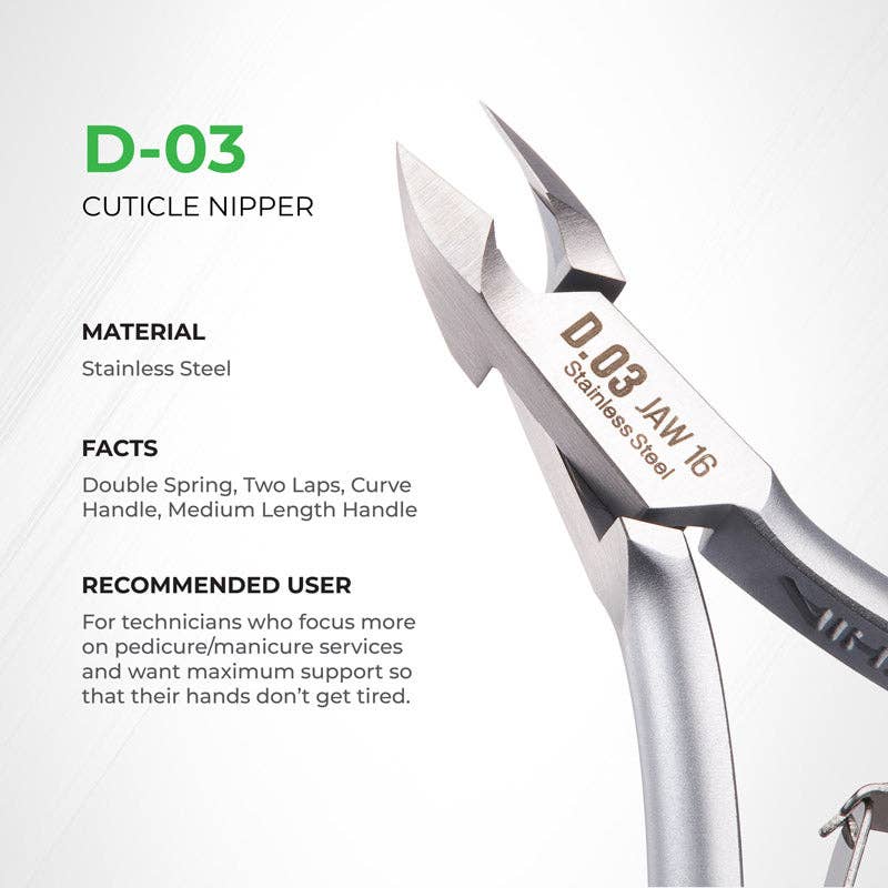 NGHIA - Wholesale Nail Clipper/Scissor - Cuticle Nipper - D-03 (Stainless Steel)1