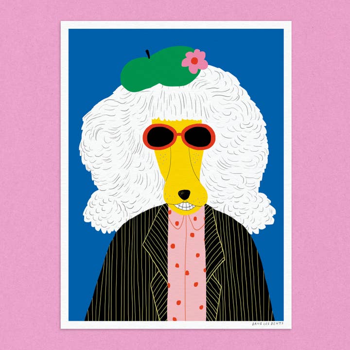 Poster 30X40 CM - CHIC DOG - AFF92 for wholesale by Dans Les Dents