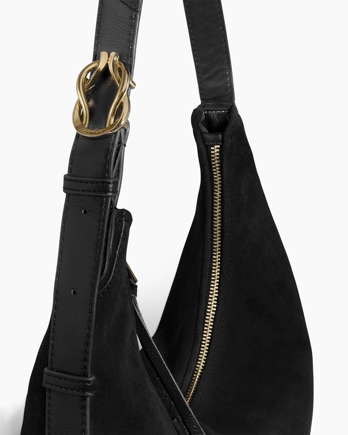 Gamuza negra Unity Large Hobo de venta al por mayor en Faire5
