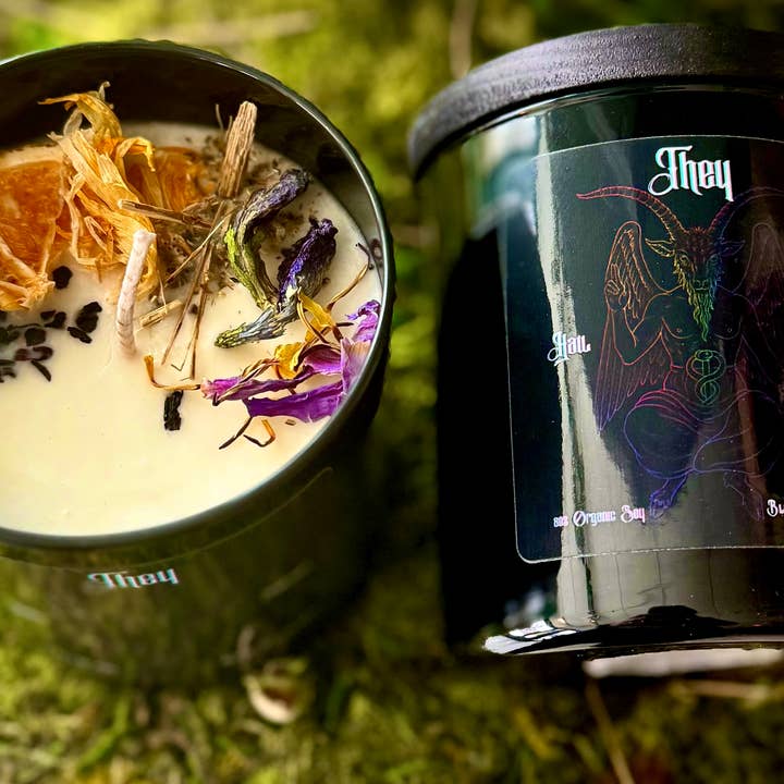 They - Jarred Candle Ritual | Blessed Bee Apothecary for wholesale by Blessed Bee Apothecary