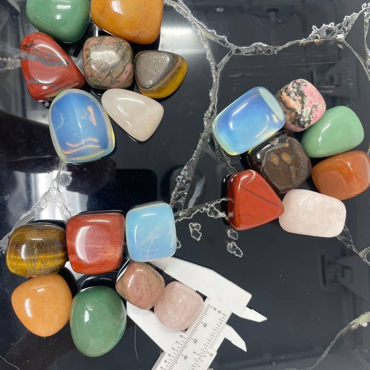 Crystal Deal - Wholesale Retailer Sample - Home Decor - 7 Chakra Healing Stones sets, 2-3 CM, 3 Sets