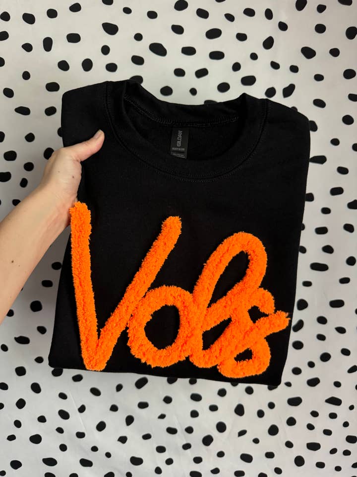 Vols Chenille Yarn Sweatshirt for wholesale by HarperNThreadCo