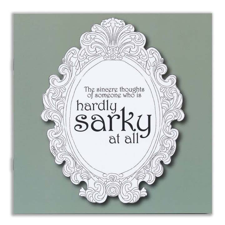 Hardly Sarky At All - Notebook & Pin Badge Set for wholesale by Two Little Boys