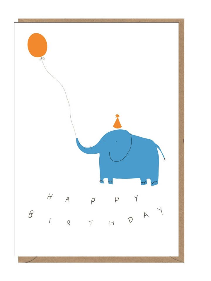 INK5 Happy Birthday Elephant for wholesale by Earlybird Designs