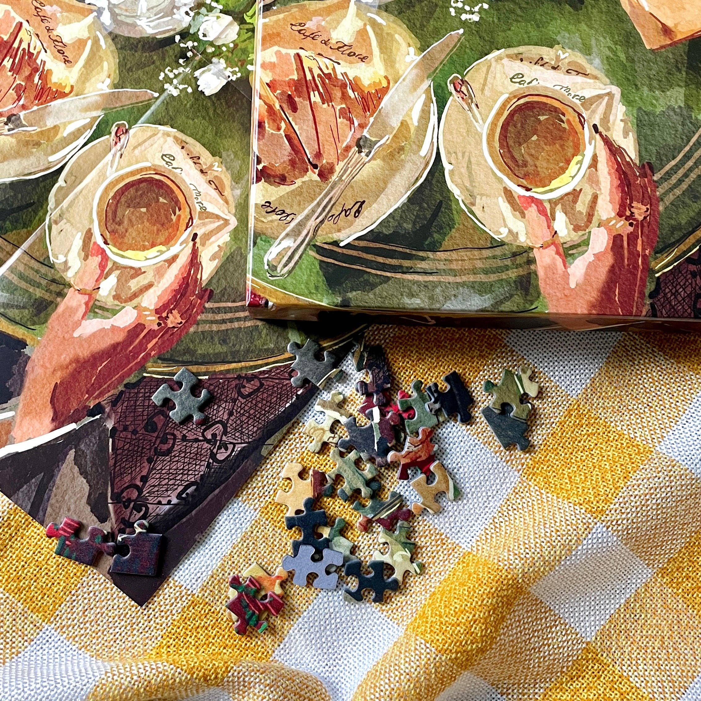 Das Puzzle Kollektiv - Wholesale Puzzle - Adult - "Coffee and croissants"2