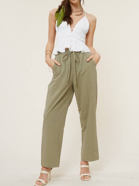 Easy wear Pull On Pants with Pockets for wholesale by Mimosa