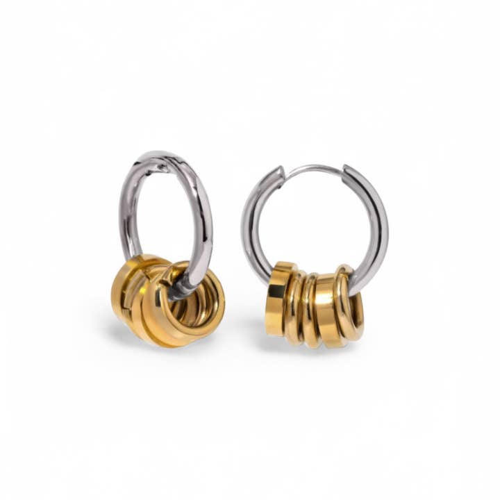Jenny Be Free - Wholesale Hoop Earrings - Hoops: Cascade